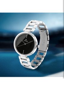 Titan Youth Analog Black Dial Women&#39;s Watch-NL2480