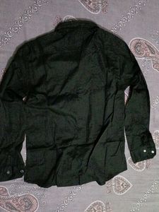 No Nation Dark Wash Button Down