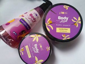 Plum Body Lovin' Set-  Scrub, Shower Gel & Yogurt