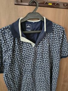 Patterned Polo Shirt
