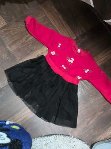 Cute Girls' Dress for winter& pre-winter