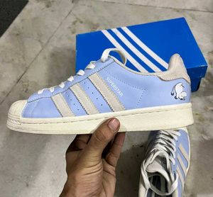 ADIDAS ORIGINALS SUPERSTAR LILAC MOMIN EDITION UK8