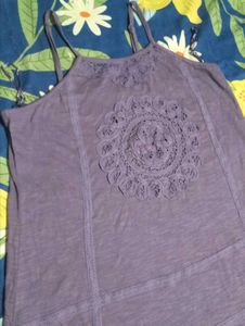 Embroidered Tank Top