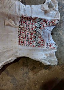 White Beautiful Partywear Ethnic Gown
