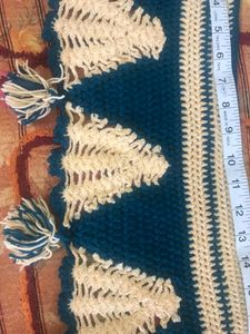 door toran and crochet cloth