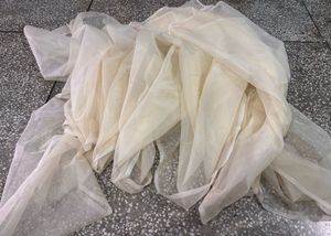 7m Elegant Soft Organza Dress Metarial Fabric Clo