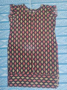 Patterned Mini Dress