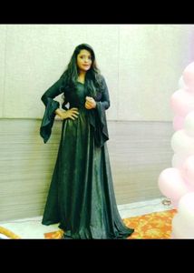 Elegant Flowy Sleeve Maxi Dress