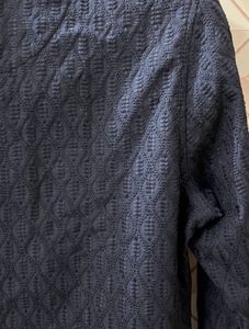 Elegant Navy Blue Kurta