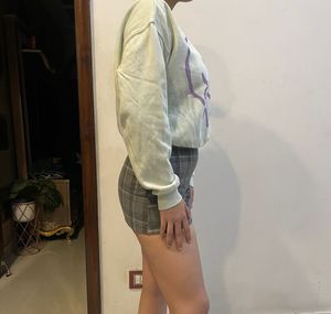 Smiley Face Graphic Sweatshirt