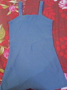 Blue Dress / top &amp; Shrug Set
