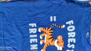 Blue Tiger Graphic Tee Size -3-4 Year