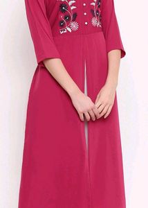 MAGENTA  Middle Slit Flared Kurta..Grab It&#39;s