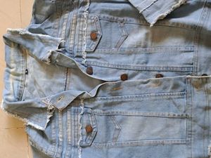 Vintage Distressed Denim Jacket