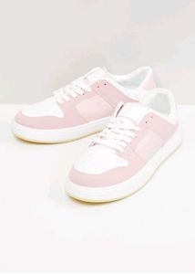 Pink & White Sneakers