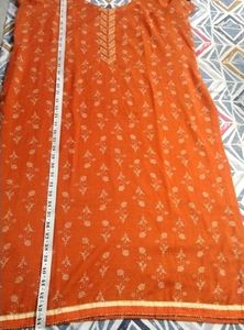 Floral Orange Pant Suit