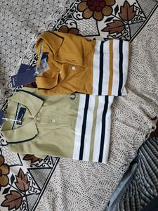 M size collar tshirt