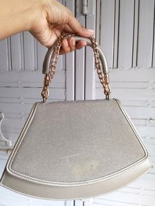 Exotic&#39; Silver Handbag