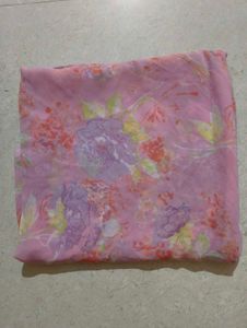 Pink Floral Print Fabric