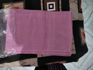 New Bath Towel No Coin Unused Pink Colour