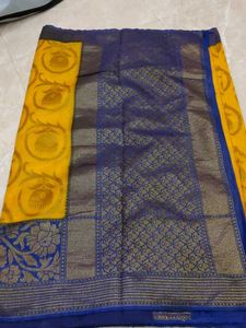 Silk Saree With Heavy Zari