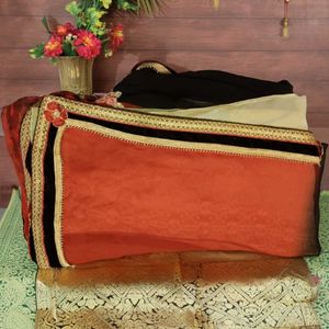 Embroidered Saree - Elegant Design