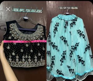 Kids Crop Top Lehanga