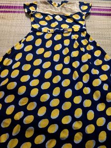 Cute Girls&#39; Polka Dot Dress
