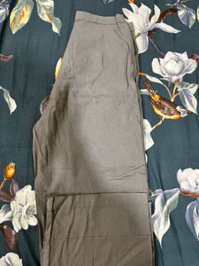 Wide Leg Trousers (olive Green)
