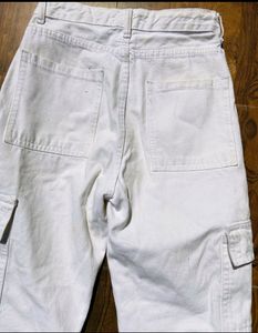White Cargo Jeans 😍✔️💗 Quality Top Notch