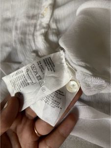 H&amp;M Crop Buttoned Shirt