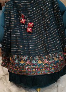 Festive Green Lehenga Choli - Beautifully Draped
