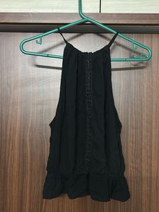 Black Lace Trim H&MTank Top