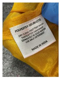 Global Desi Yellow Tunic Dress - Size Xl