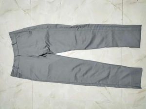 Gray Casual Pants