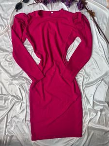 Chic Pink Bodycon Dress