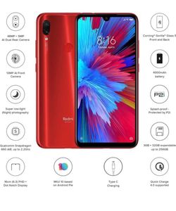 Redmi Note 7s Ruby Red Colour