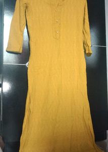 Yellow Cotton Kurta