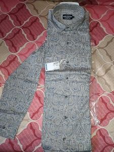Ethnic Party Wear Shirt, Slim Fit