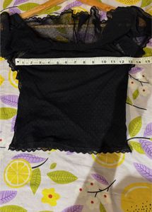 H&amp;M Beautiful Black Lace  Top