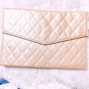 plum golden CLUTCH This refined  features