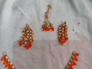 Orange Jewelry Set
