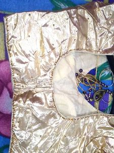 Golden Embellished Blouse