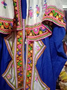 Blue  White Dhoti Kediyu