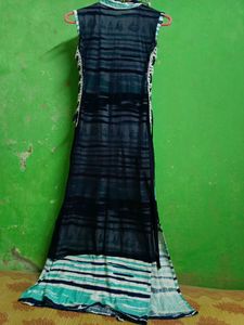 Striped Sleeveless Maxi Dress