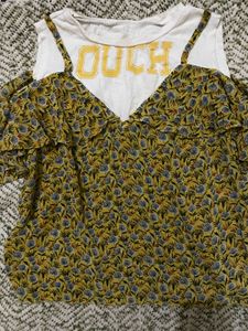3 Cutesy Floral Tops Combo 🌻