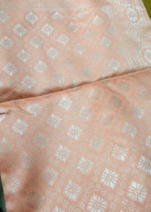 Peach Colour Beautyful Saree