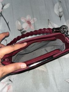 Burgundy Shoulder Bag