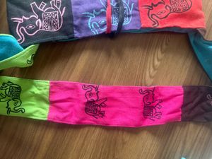 Multicolor Tote Bag With Wide Strap