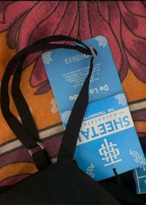 With Tag Elegant Black &amp; White Maxi Dress